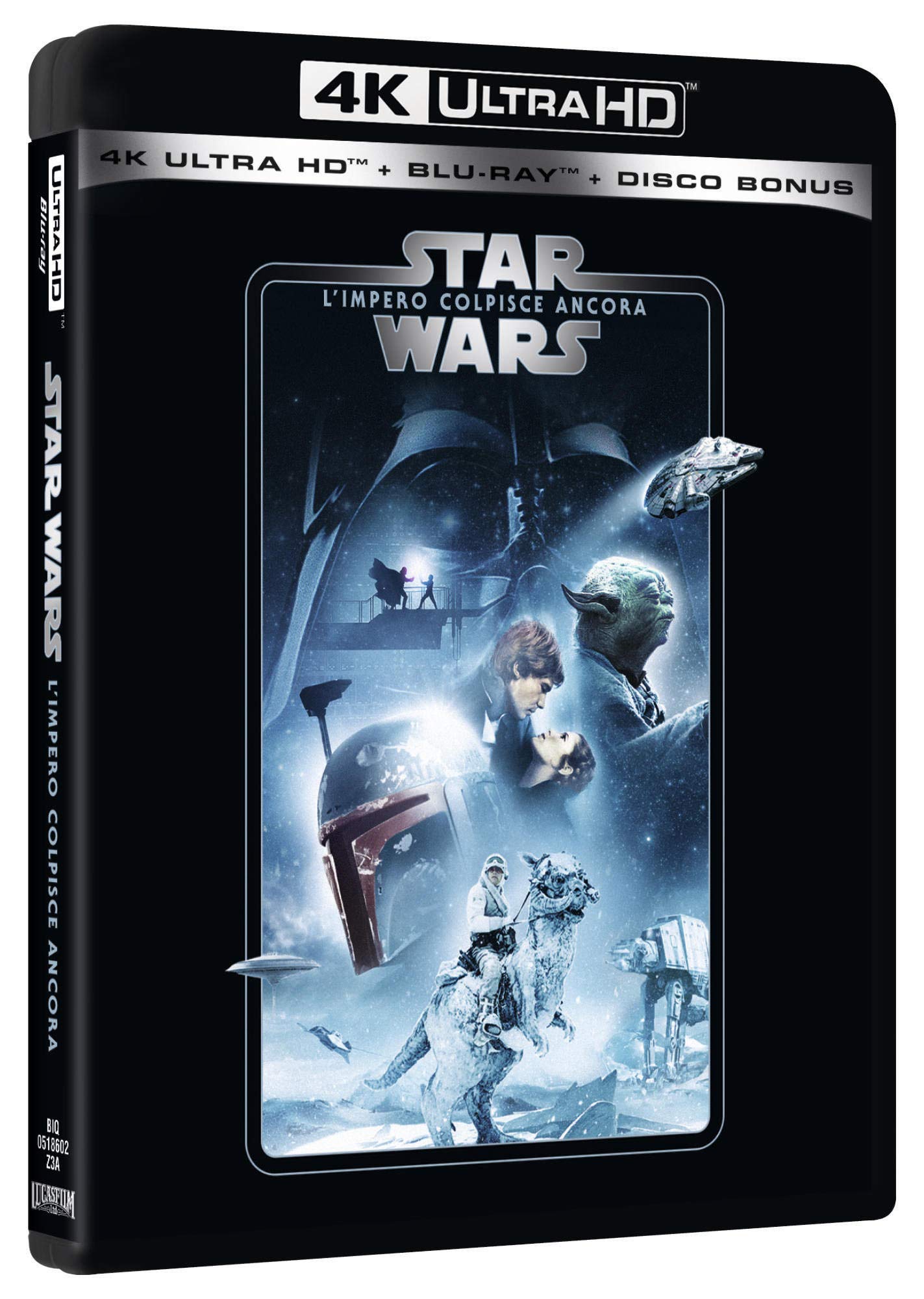 Star Wars Ep. V L'impero Colpisce Anc Repkg (4k+Br+Bonus Disc) dvd