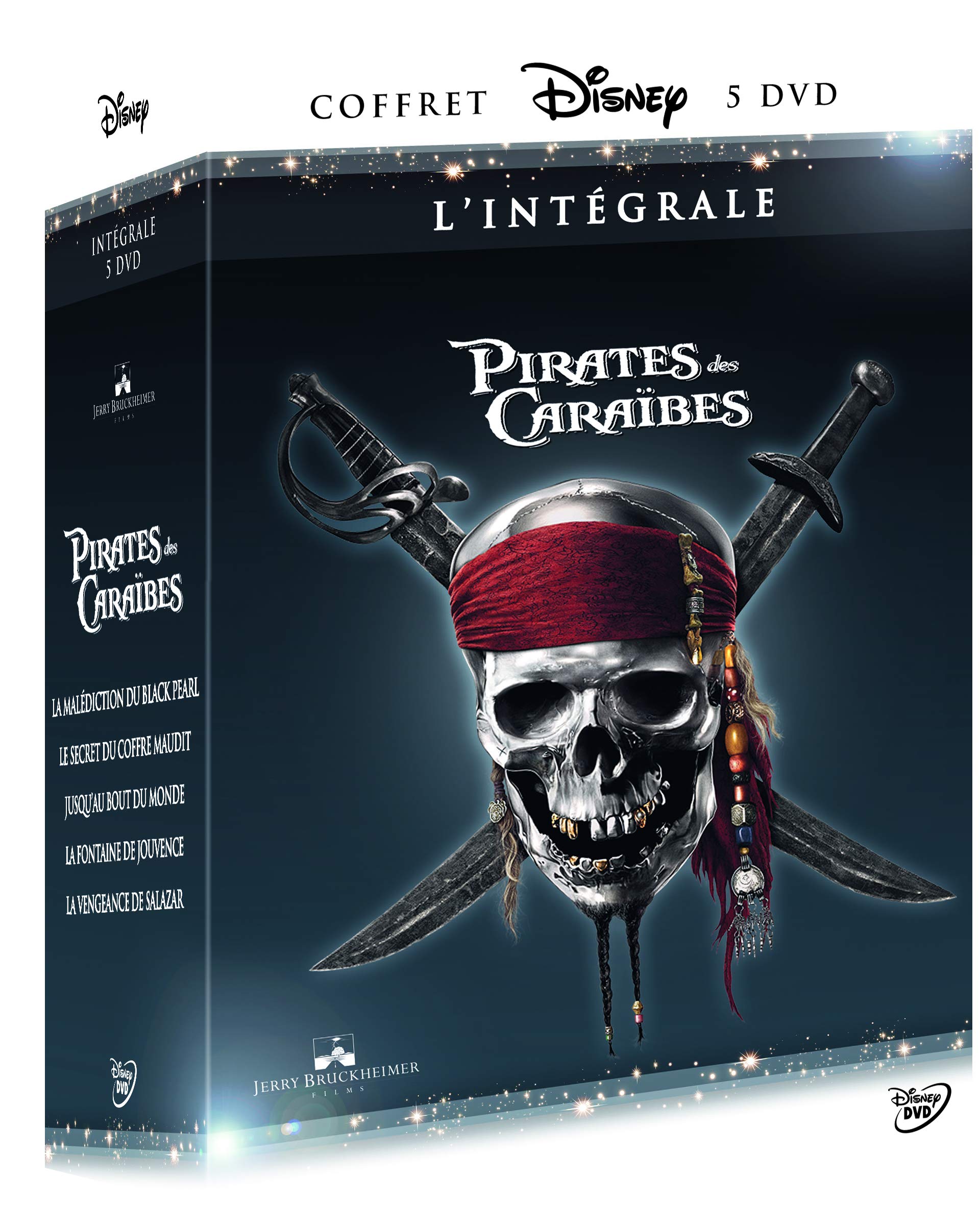 Pirates des Caraïbes-Intégrale 5 Films dvd