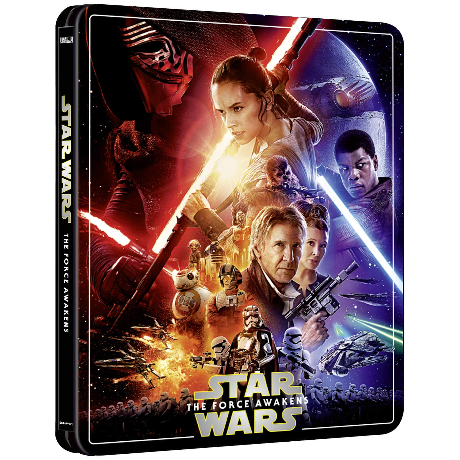 STAR WARS: THE FORCE AWAKENS 4K ULTRA HD LIMITED EDITION STEELBOOK / 3-Disc Set / IMPORT / REGION FREE Movies