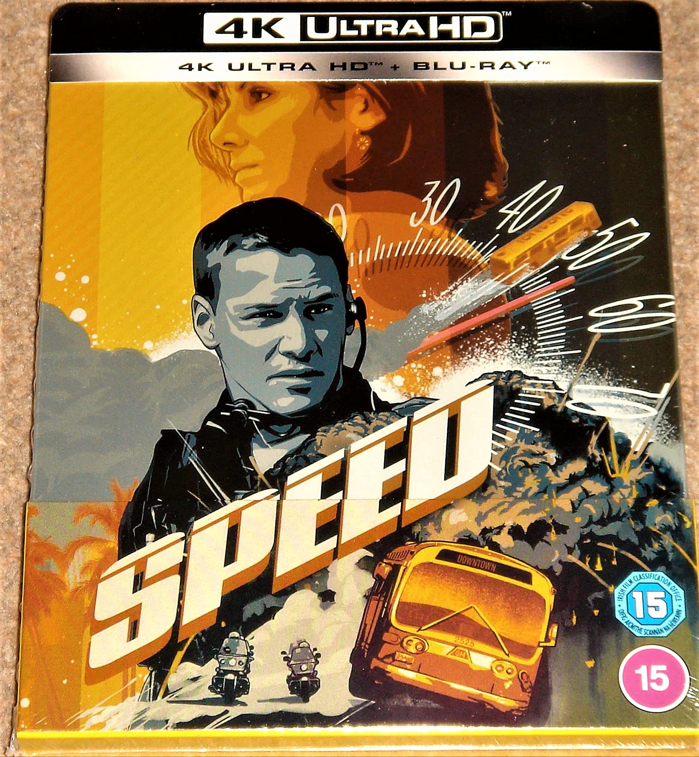 SPEED 4K ULTRA HD COLLECTOR`S LIMITED EDITION STEELBOOK / IMPORT / INCLUDES BLU RAY Films