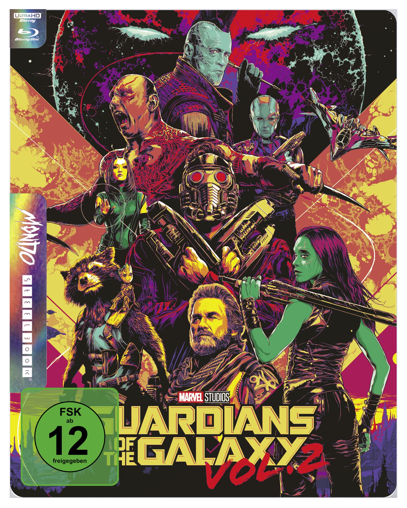 Guardians of the Galaxy 2 (4K Ultra-HD) (+ Blu-ray 2D) - 4K Mondo Edition - Steelbook Movies