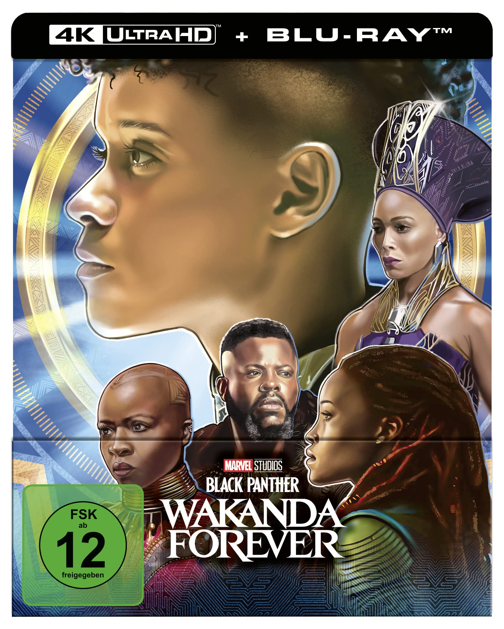 Black Panther: Wakanda Forever 4K UHD Edition (Steelbook - Motiv: Wakanda) Movies
