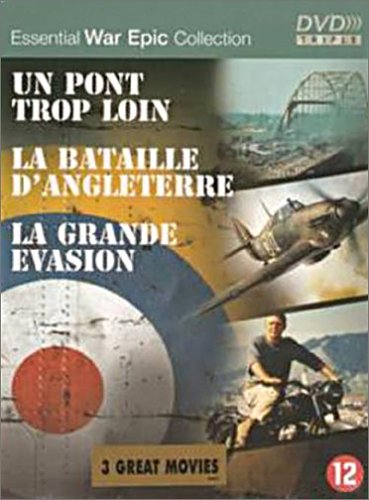 Coffret Guerre 3 DVD : Un pont trop loin / La Bataille d'Angleterre / La Grande évasion Films