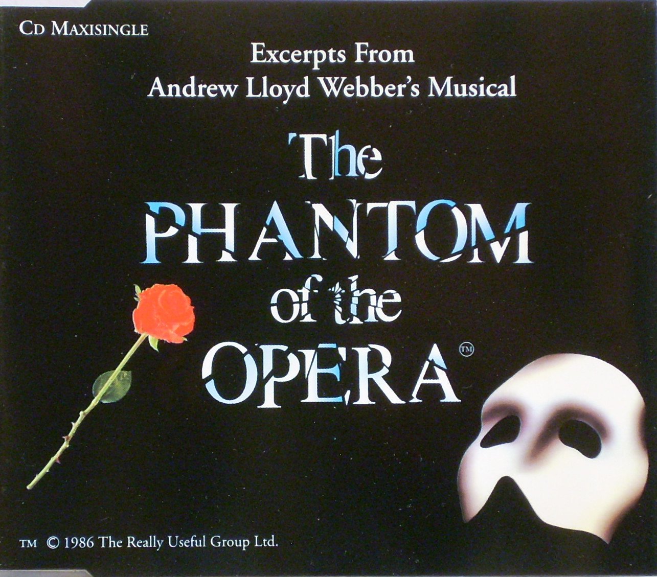 SARAH BRIGHTMAN & MICHAEL CRAWFORD. PHANTOM OF THE OPERA. IMPORT 3 TRACK CD SINGLE Music