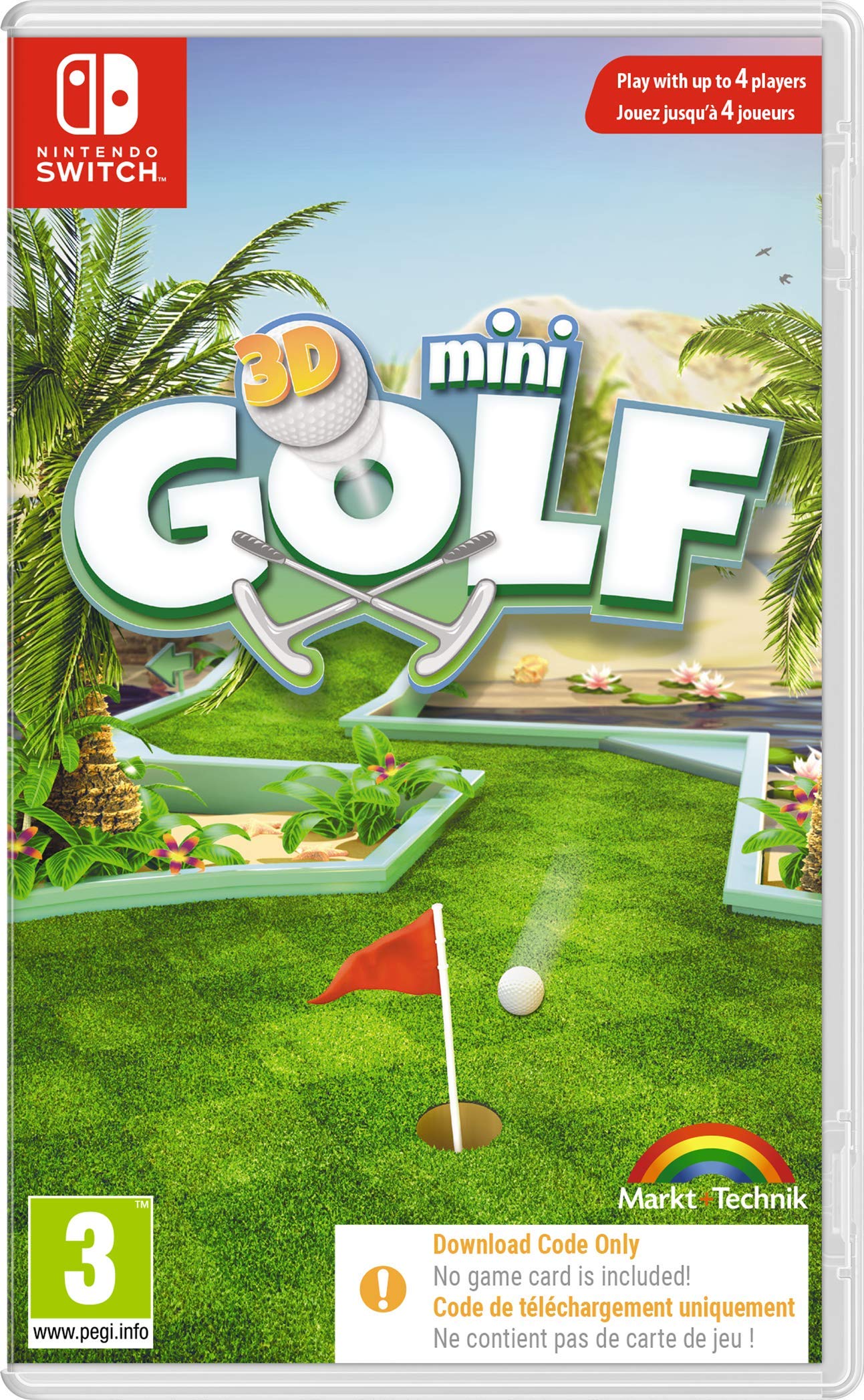 3D Mini Golf Nintendo Switch (code de téléchargement uniquement, sans carte de jeu) game
