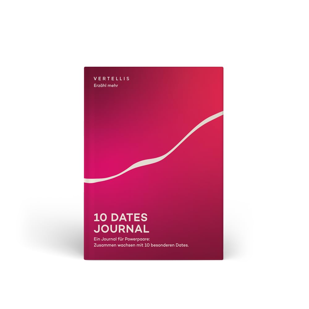 Vertellis 10 Dates Journal - Wachsen Sie zusammen mit 10 besonderen Dates - Datesjournal - Lernen Sie sich besser kennen - Gesprächsstoff Psychology