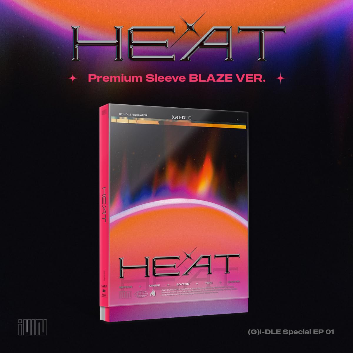 Heat - Blaze Version - Special Album - incl. Mini Poster, Lyric Paper, Transparent Film Photo + 2 Photocards Music