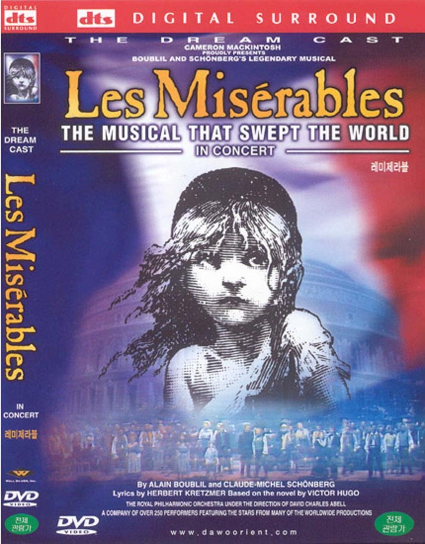 Les Miserables - The Musical That Swept The World - In Concert dvd