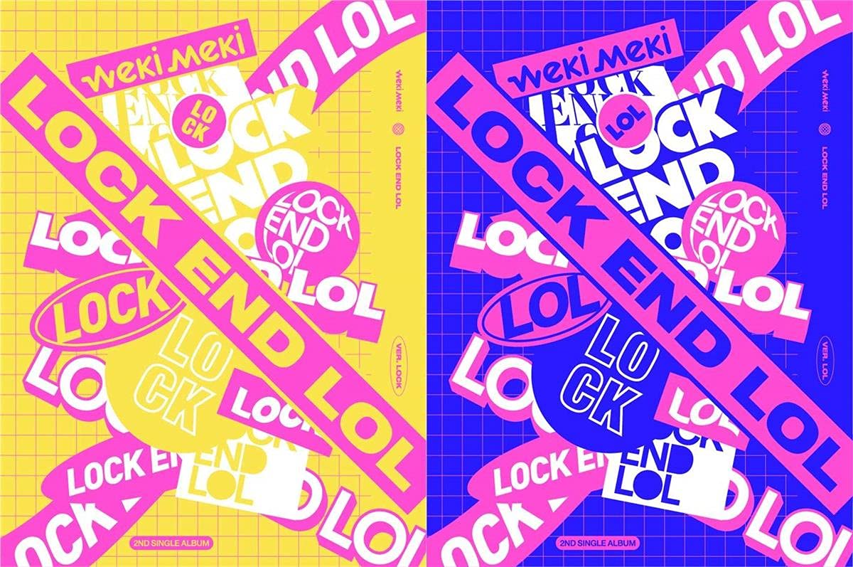 Lock End LOL (Random Cover) (Incl. 80pg photo book, logo sticker, 2 selfie photo cards + 1 weki meki ring) Pop