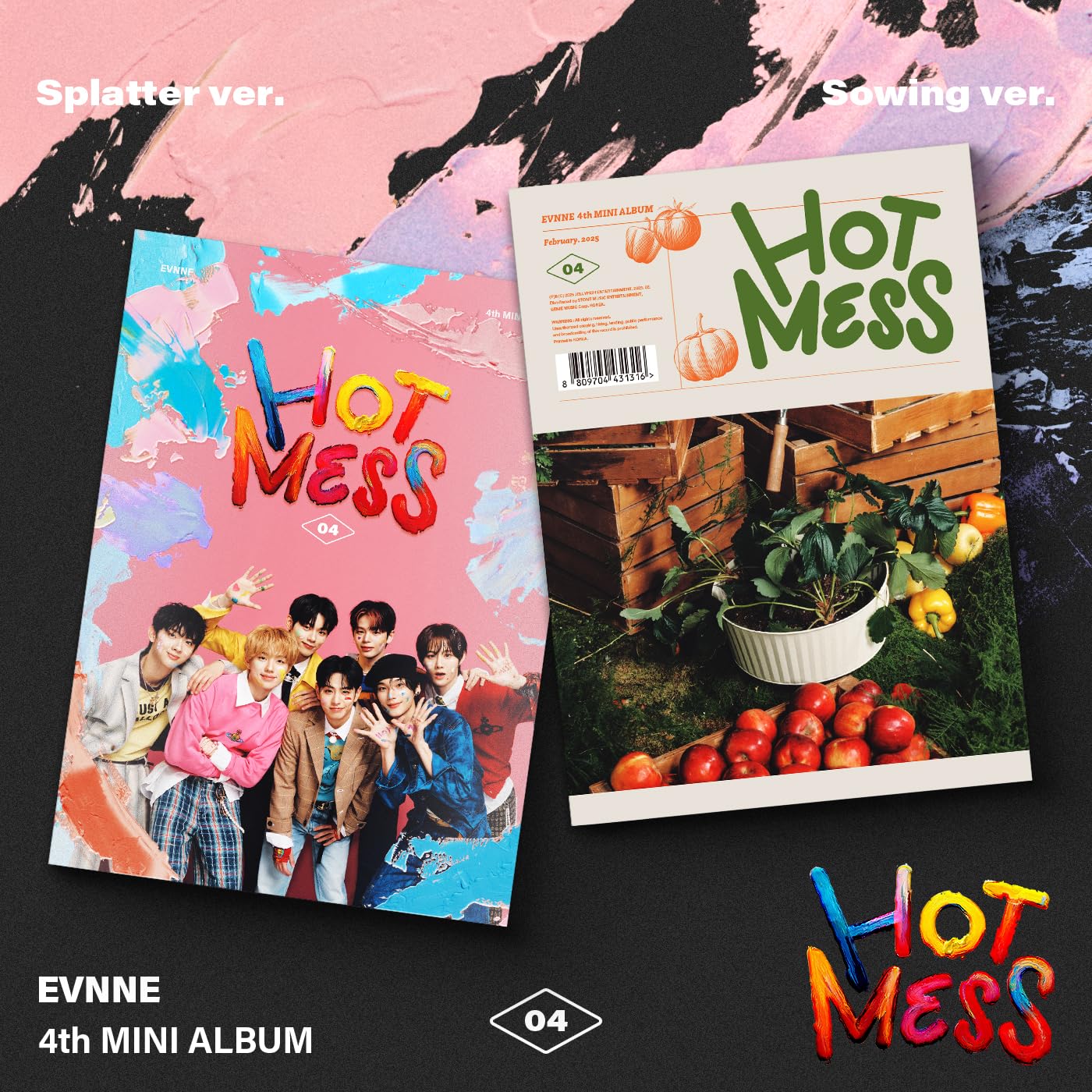 Hot Mess / 4th Mini Album / 88p Photobook cd