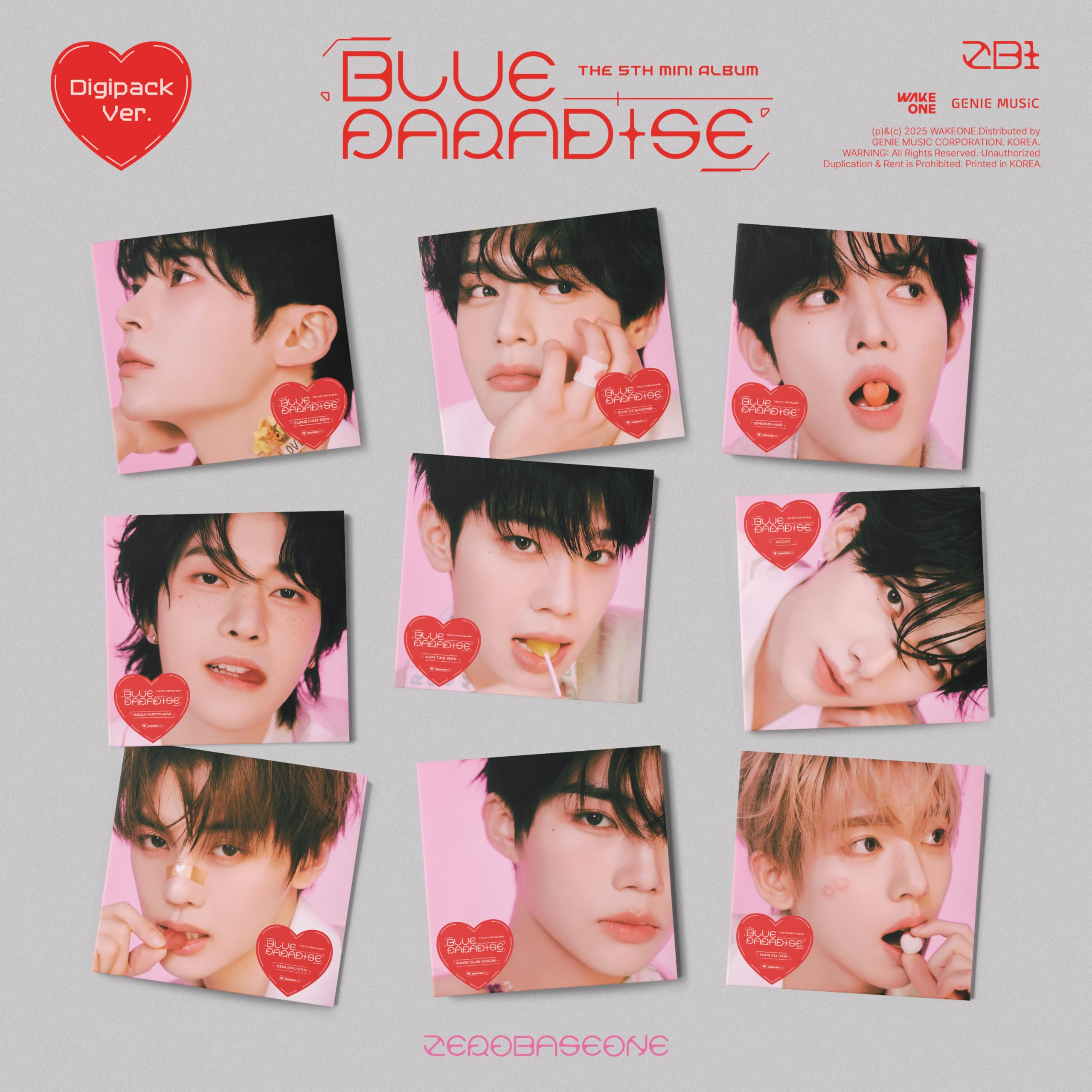 Blue Paradise - Digipack Random Cover Version - incl. Photocards, Band Sticker, Medicine Envelop, Lovesick Card, Prescription Card + Poster Music