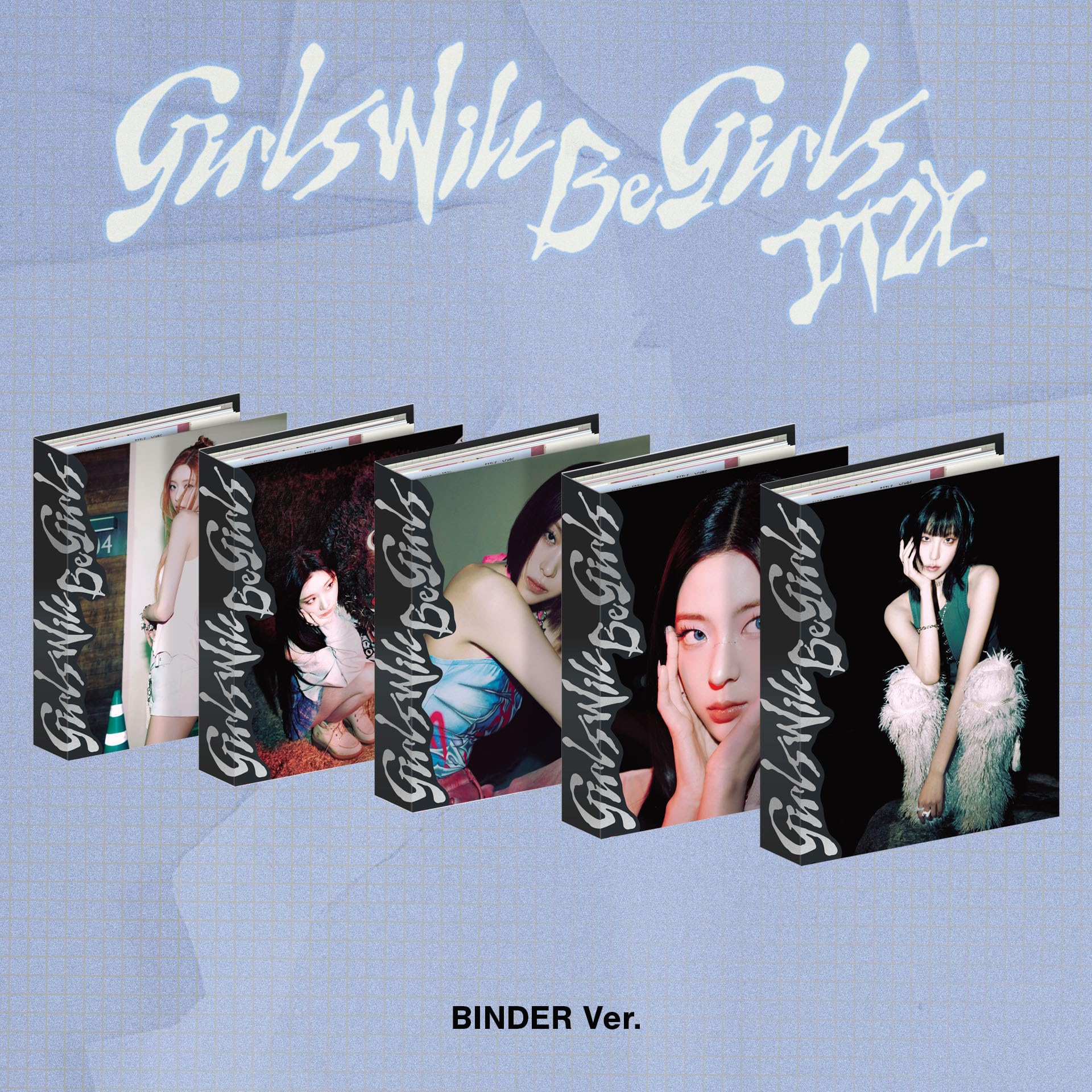 Girls Will Be Girls - Binder Random Cover Version incl. Binder + Hand Writing Postcard Music