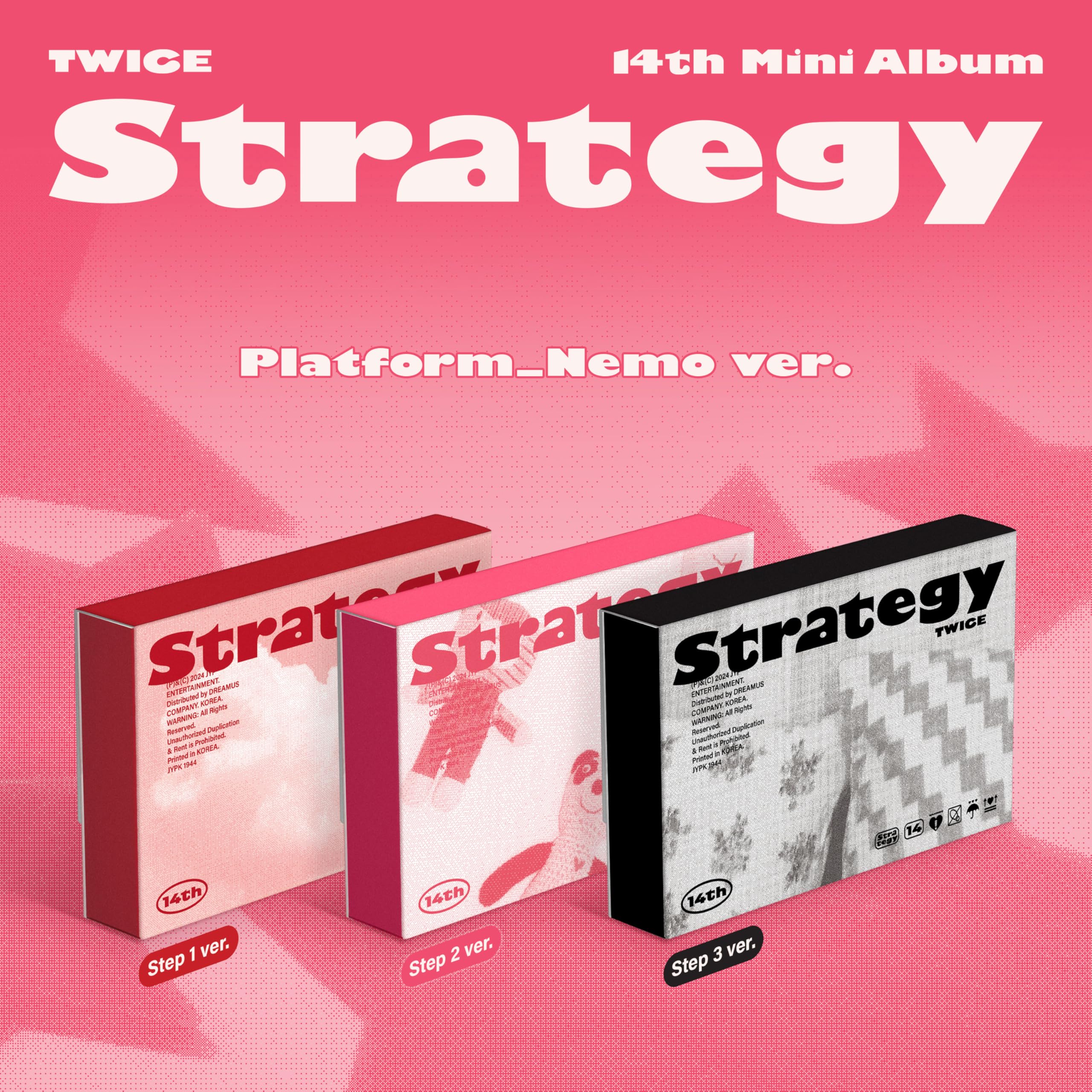 TWICE 14th Mini [STRATEGY (Platform_Nemo ver.)（韓国盤）※デジタルアルバムでありCDは同梱されてません（アプリ必要） Music