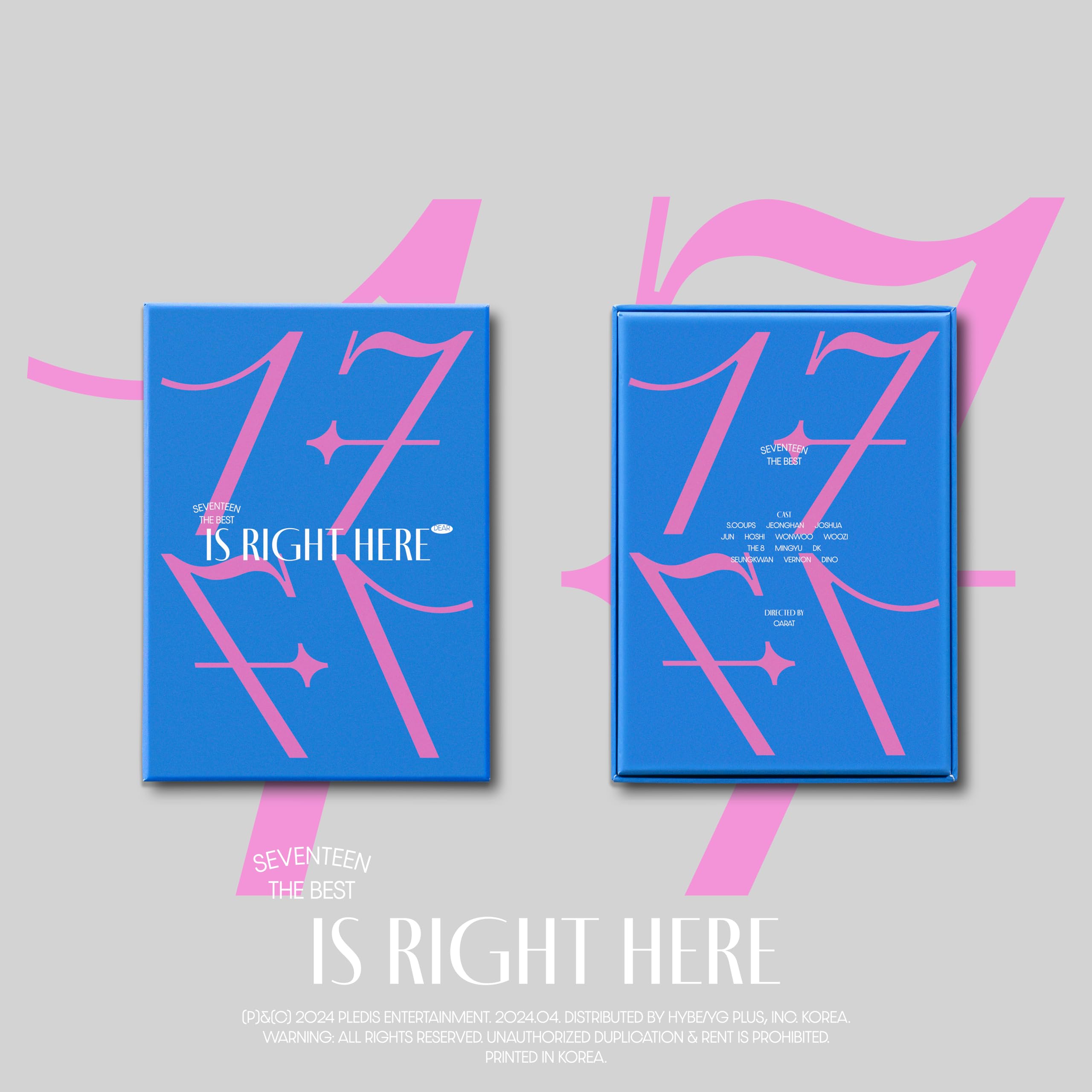 Seventeen Best Album : 17 Is Right Here (Dear) Music