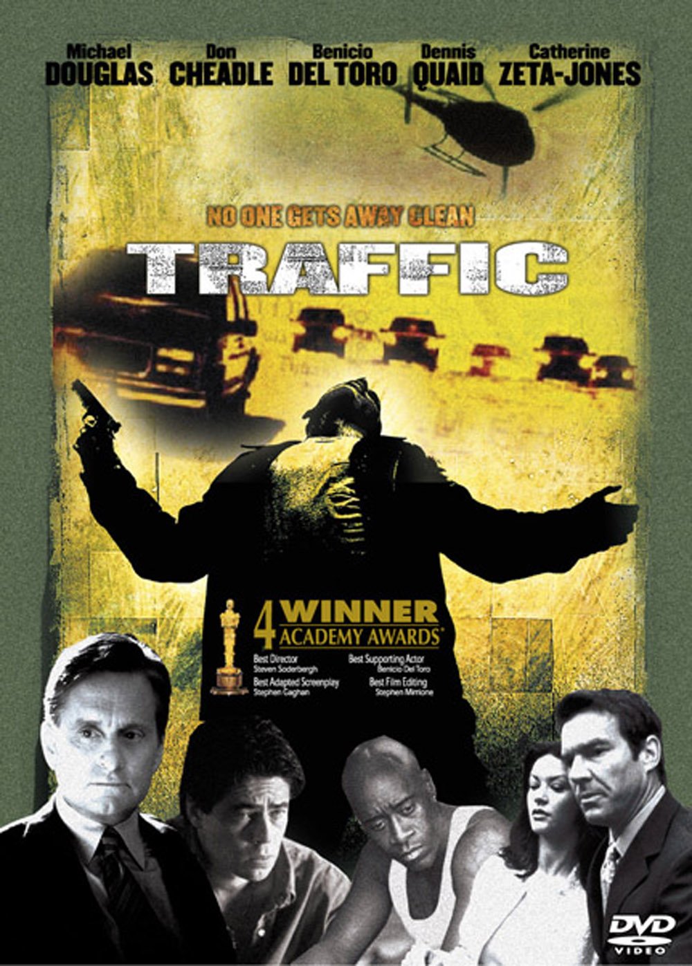 Traffic (2000) Michael Douglas, Benicio Del Toro, Catherine Zeta-Jones DVD Films