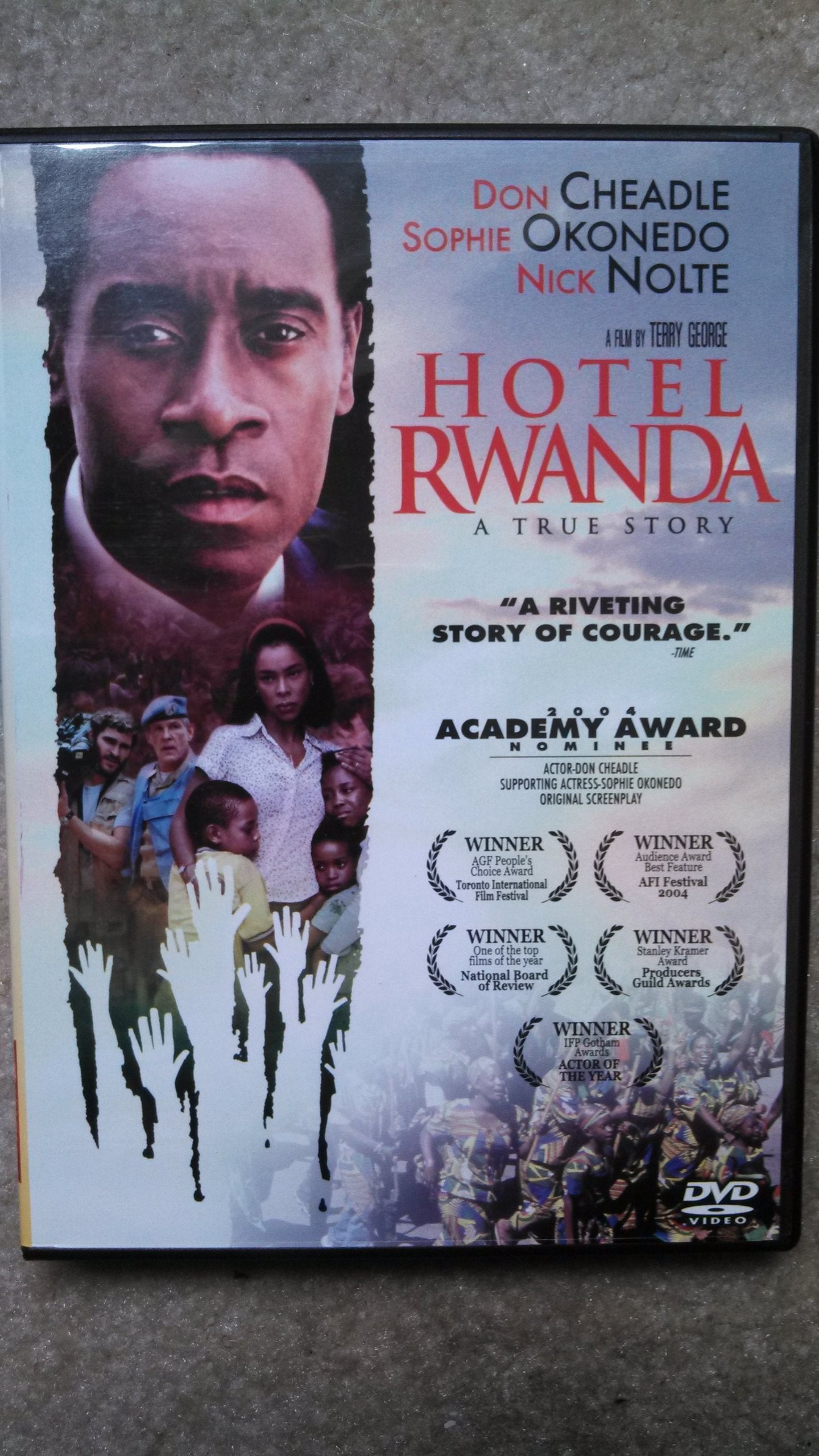 Hotel Rwanda (2004) Don Cheadle, Sophie Okonedo, Joaquin Phoenix NEW DVD Films