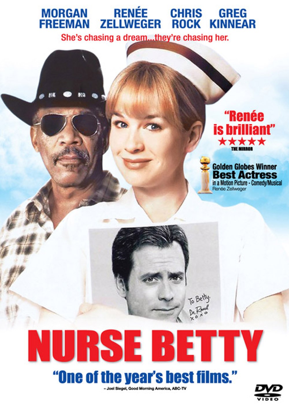 Nurse Betty Renée Zellweger, Morgan Freeman, Chris Rock DVD Films