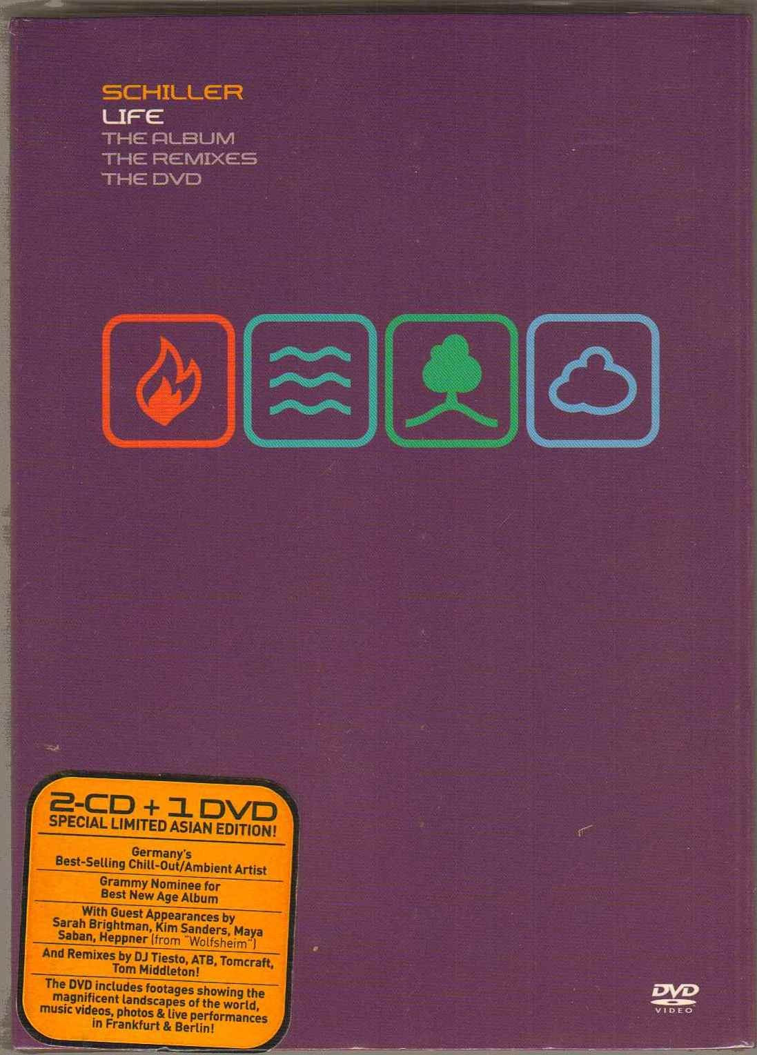 Schiller - Life -The Album-The Remixes-The DVD cd
