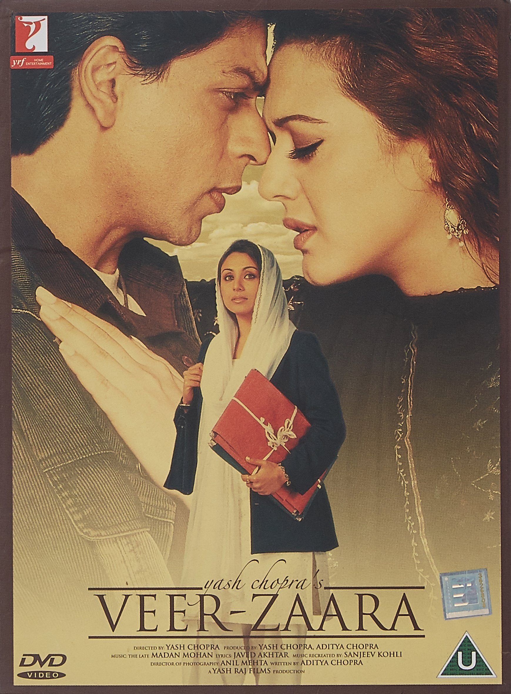 Veer-Zaara (2004) - Shah Rukh Khan - Preity Zinta - Rani Mukherjee - Bollywood - Indian Cinema - Hindi Film Movies