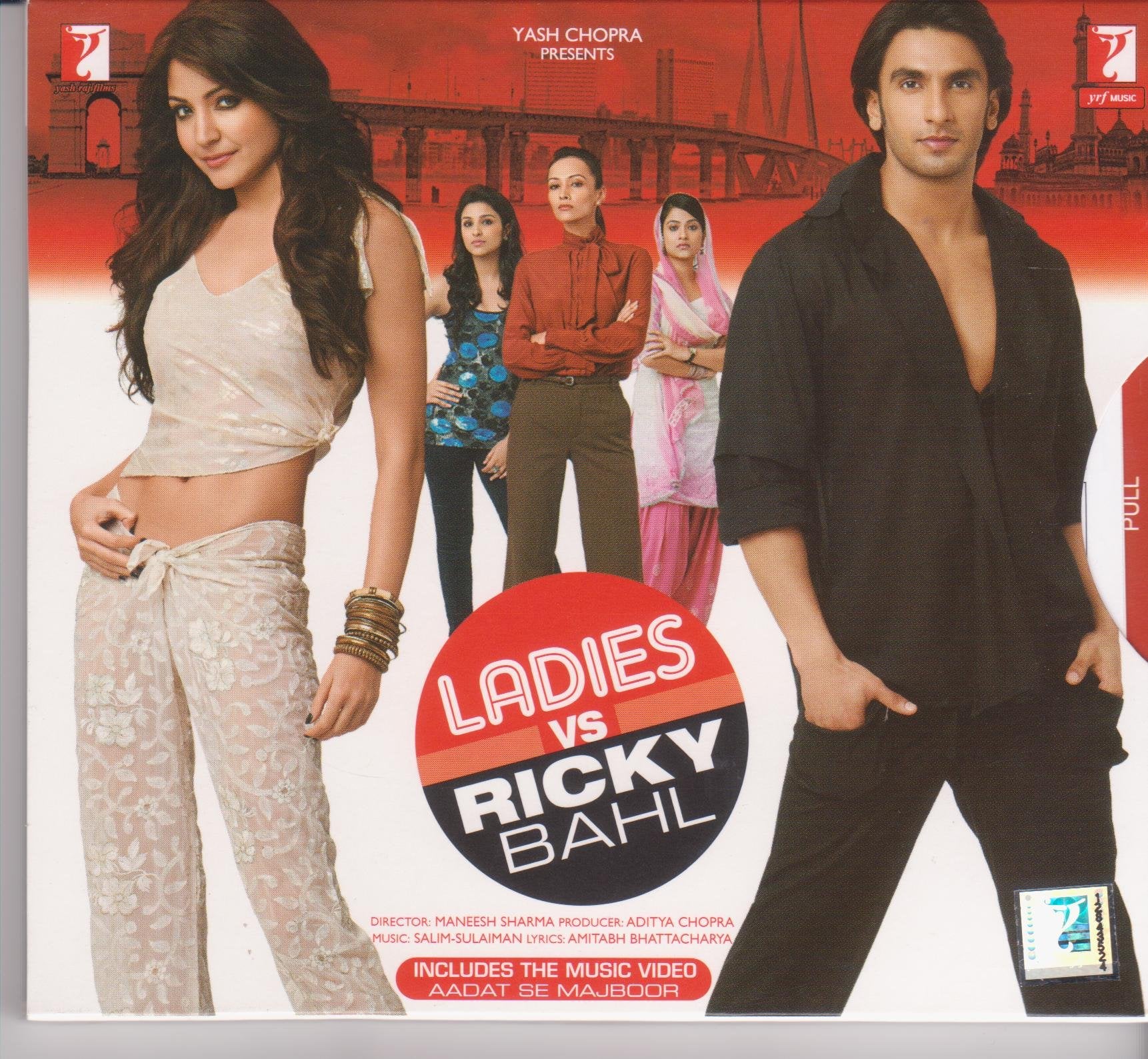 Ladies VS Ricky Bahl AUDIO CD V/S BOLLYWOOD SOUNDTRACK UK IMPORT Music
