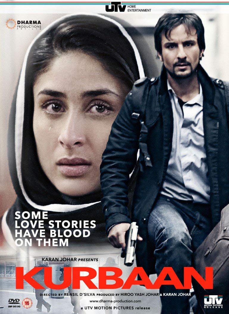Kurbaan. Bollywood Film mit Saif Ali Khan und Kareena Kapoor. Sprache: Hindi, Untertitel: Englisch. Movies