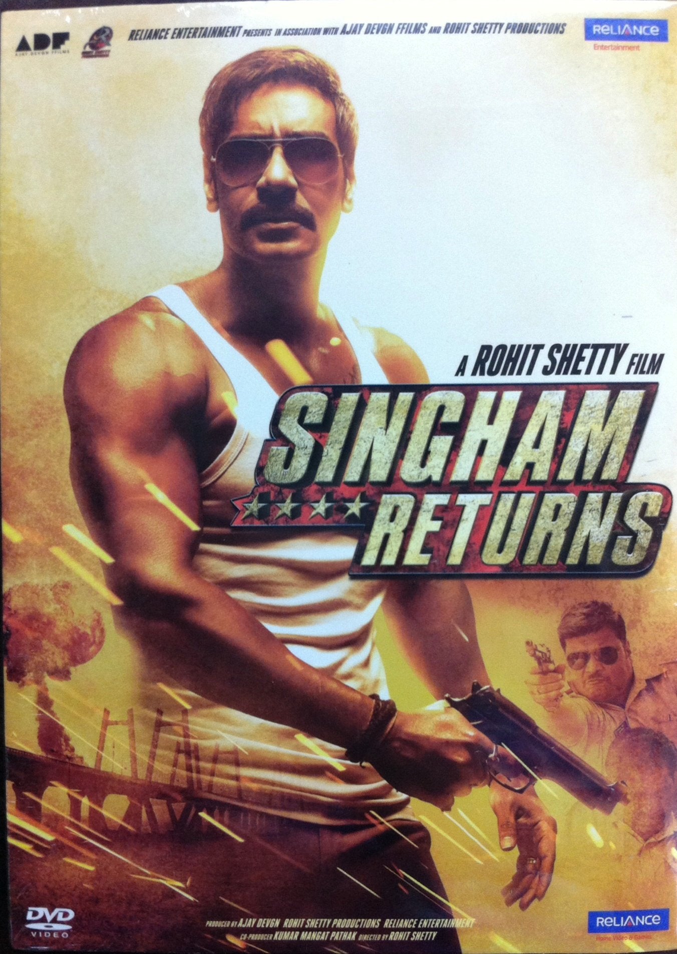 SINGHAM RETURNS (Hindi mit Englischen Untertiteln) 2014 +Special Features ***Ajay Devgan, Kareena Kapoor Films