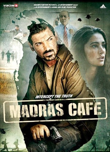 MADRAS CAFE. Bollywood Film mit John Abraham. Sprache: Hindi, Untertitel: Englisch. Weder deutsche Synchronisation noch Untertitel. Films
