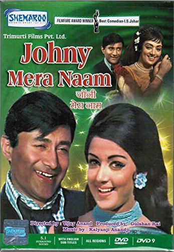 Johny Mera Naam DVD Bollywood Cinema Brand New Multi Region Films