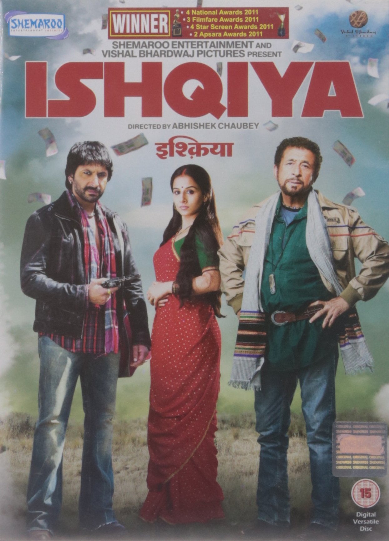 Ishqiya. Bollywood Film mit Vidya Balan, Arshan Warsi und Naseeruddin Shah. Movies