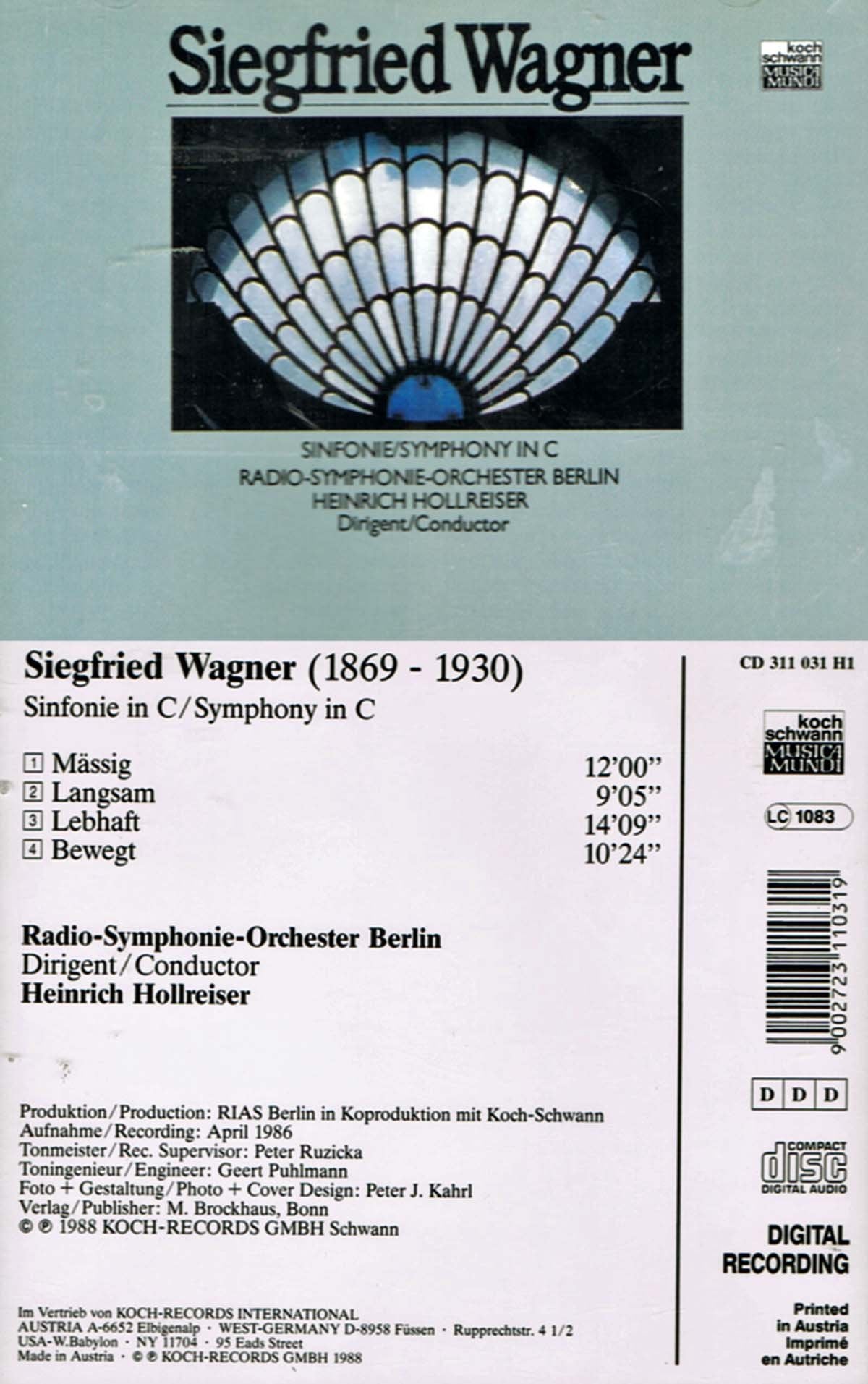 Siegfried Wagner - Sinfonie in C-Dur Classical