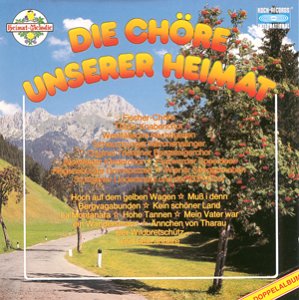 Die Chöre Unserer Heimat 2lp German Schlager & Volksmusik
