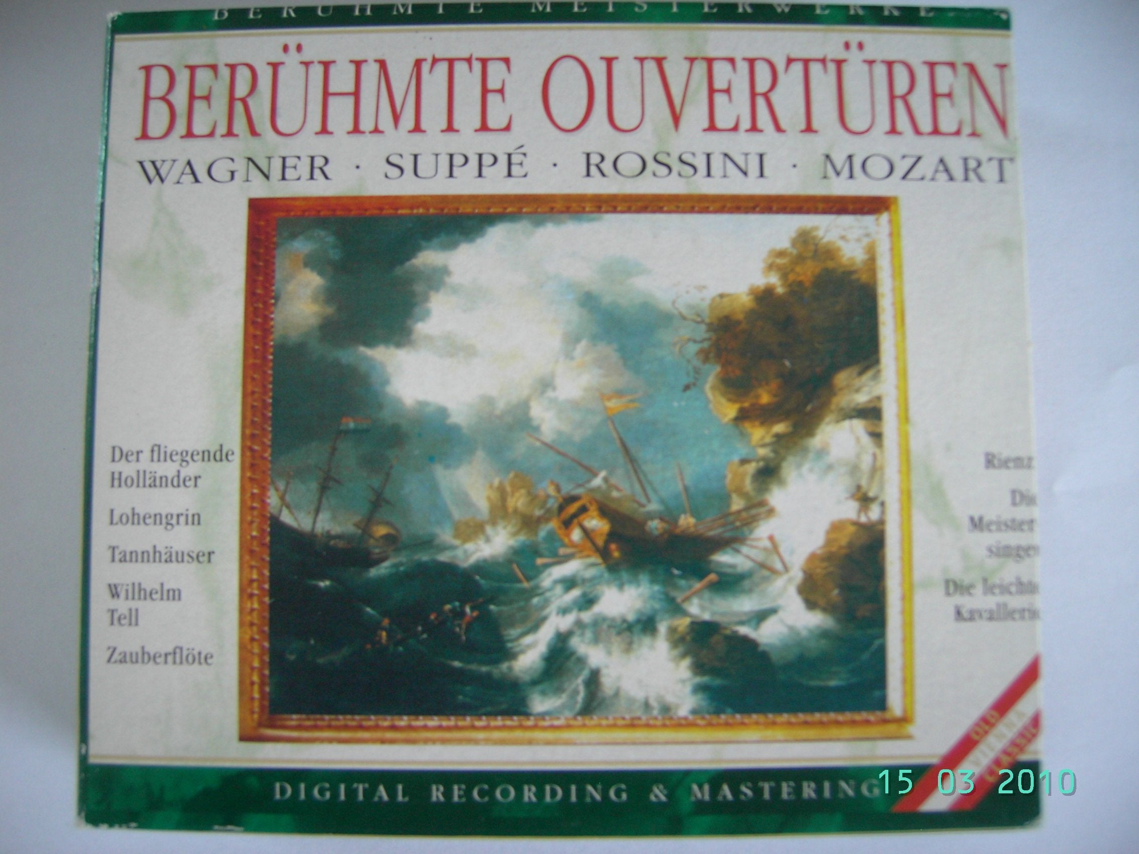 Berühmte Ouvertüren: Wagner,Suppe´,Rossini,Mozart (3er Boxset) Books