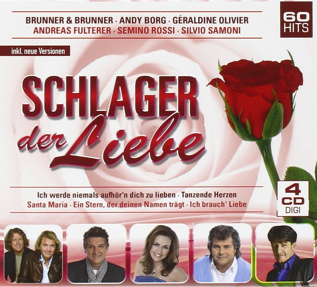 Schlager der Liebe (4er Digi Box mit 60 Hits) German Schlager & Volksmusik
