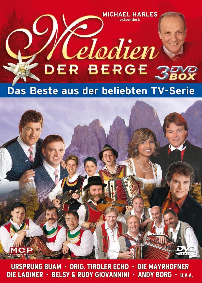 Various Artists - Melodien der Berge (3 DVDs) Films