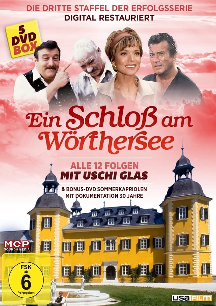 Ein Schloss am Wörthersee - Alle 12 Folgen mit Uschi Glas & Bonux-DVD Sommerkapriolen mit Doku 30 Jahre (5 DVDs) Box sets