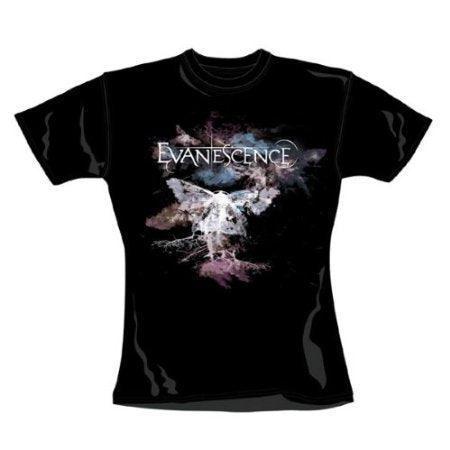 Evanescence Girlie T-Shirt Moth Größe S Music