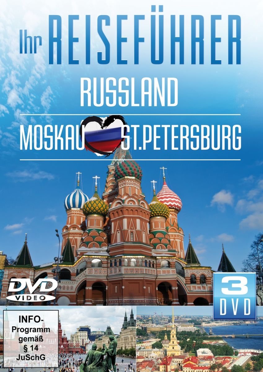 Russland-Moskau-St.Petersburg dvd