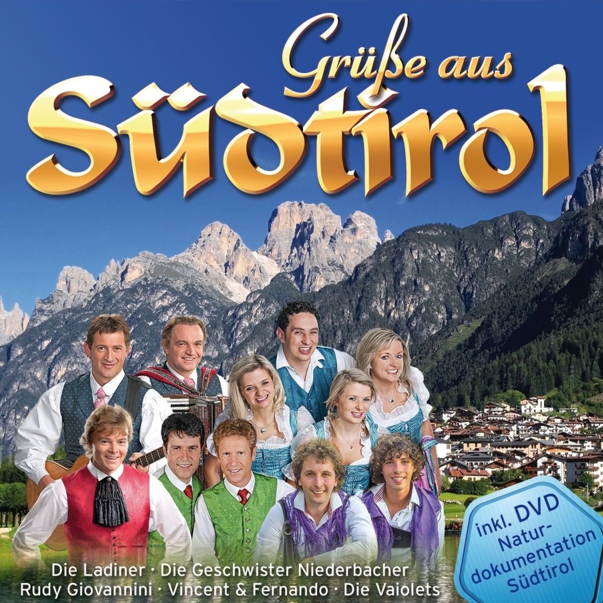 Grüáe aus Südtirol CD+DVD German Schlager & Volksmusik