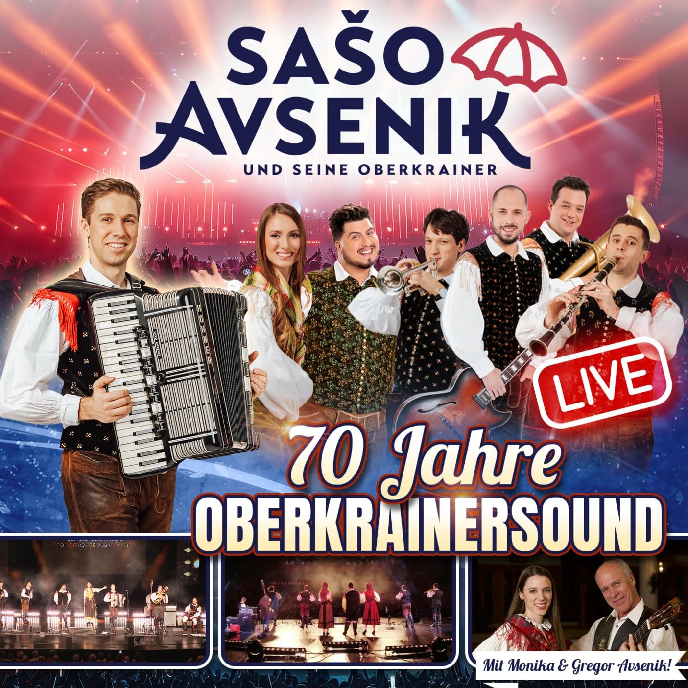 Saso Avsenik und seine Oberkrainer - 70 Jahre Oberkrainersound - Live German Schlager & Volksmusik