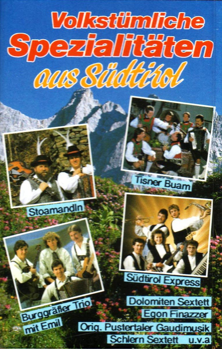 Volkstümliche Spezialitäten Aus Südtirol German Schlager & Volksmusik