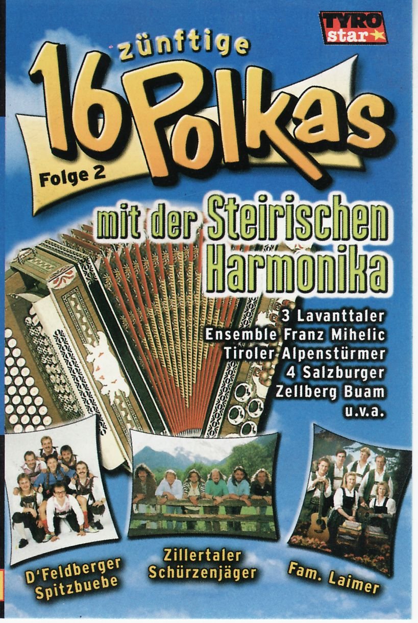 16 Zünftige Polkas Mit Der Steirischen Harmonika cd