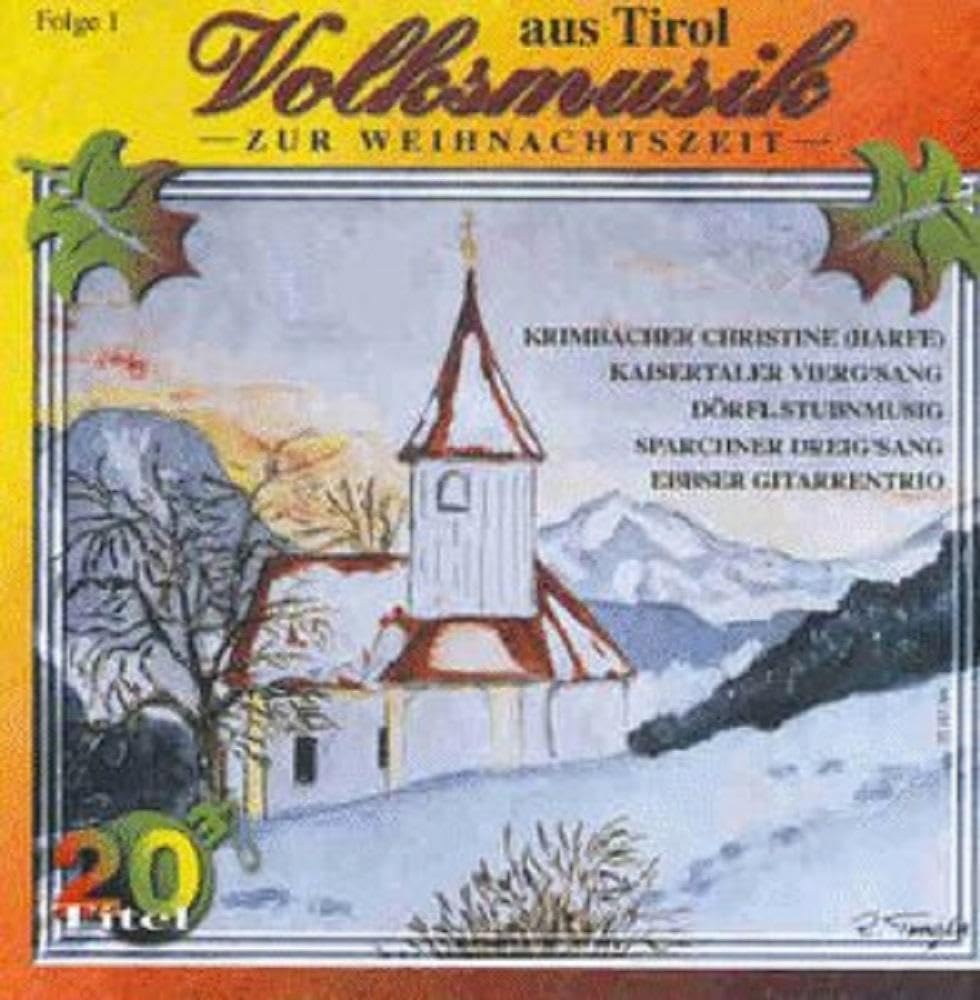 Volksmusik Zur Weihnachtszeit cd