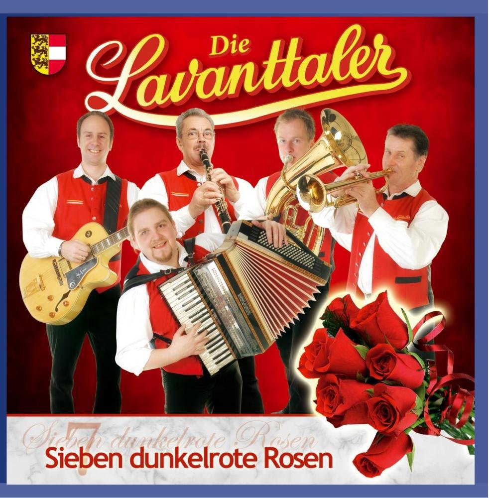 Sieben dunkelrote Rosen incl. Wenn die Schwalben heimwärts ziehn German Schlager & Volksmusik