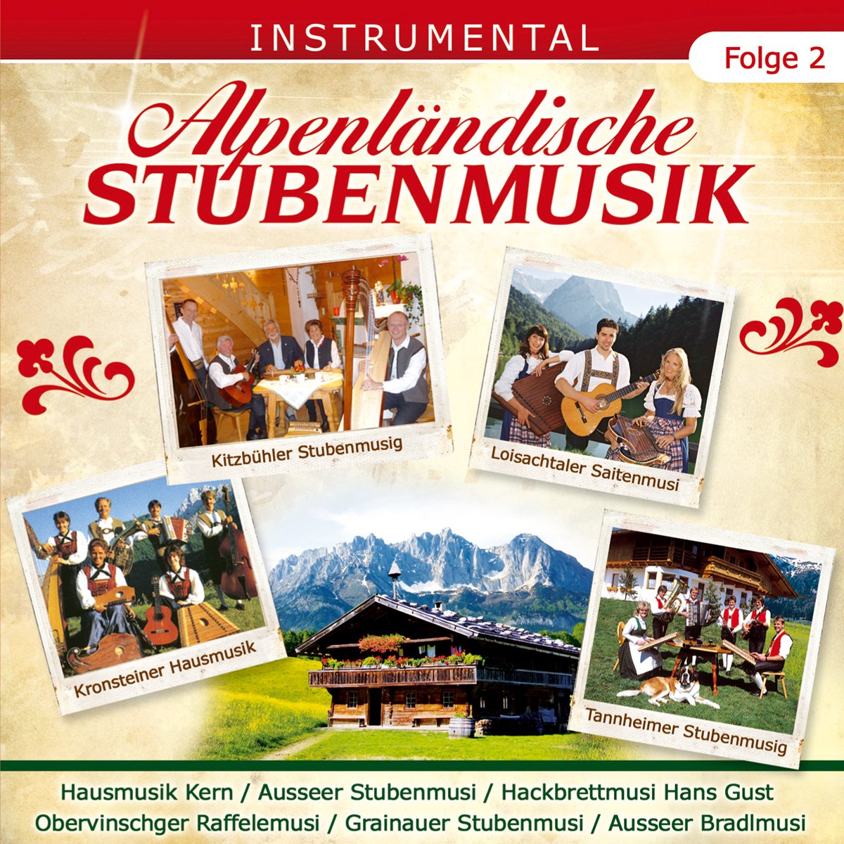 Alpenländische Stubenmusik-Folge 2  Instrumental cd