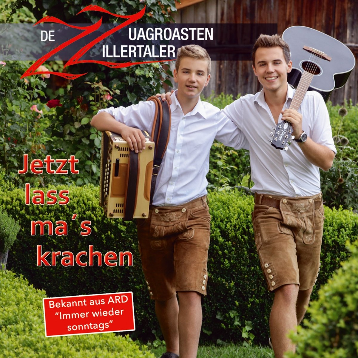 Jetzt lass mas krachen; incl. Das erste Bussal; Bekannt aus der TV-Sendung Immer wieder Sonntags; incl. 2 gemeinsamer Titel mit den Tiroler Harfenmadln German Schlager & Volksmusik