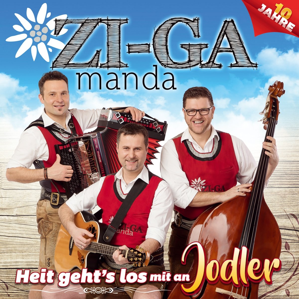 Heit geht's los mit an Jodler cd