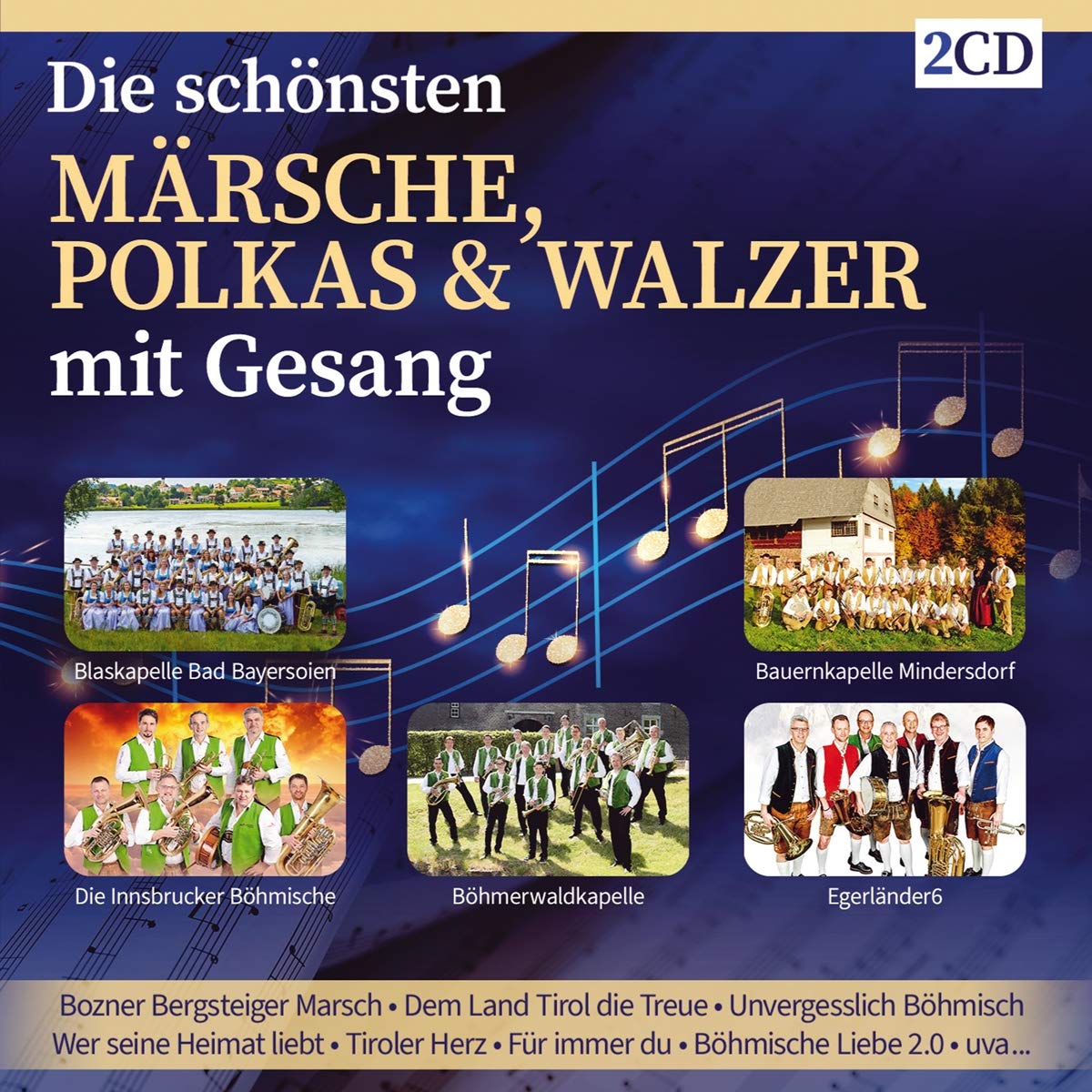 Die schönsten Märsche,Polkas u.Walzer mit Gesang German Schlager & Volksmusik