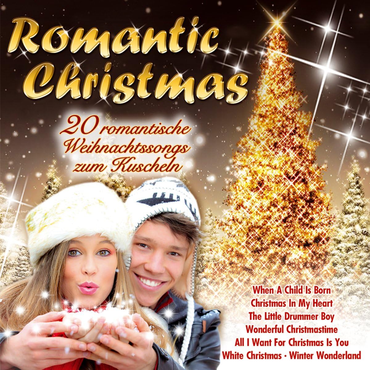 Romantic Christmas; 20 Romantische Weihnachtssongs zum Kuscheln; Winter Wonderland; When a Child is born; Let is snow; Wonderful Dream; White Christmas; Christmas in my heart; The Christmas song; Santa Baby; Wonderful Christmastime; Little Drummer Boy Music for Children