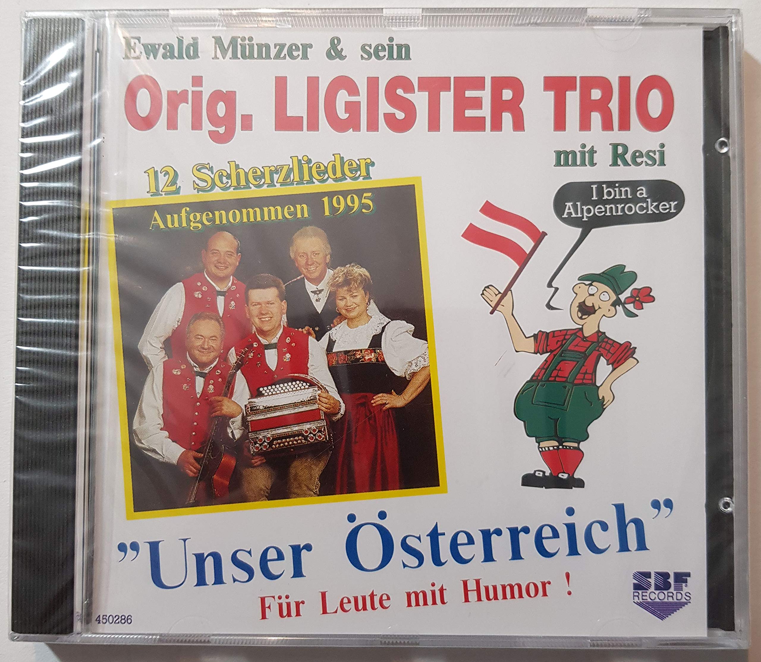 Unser Osterreich - Für Leute mit Humor - 12 Scherzlieder German Schlager & Volksmusik