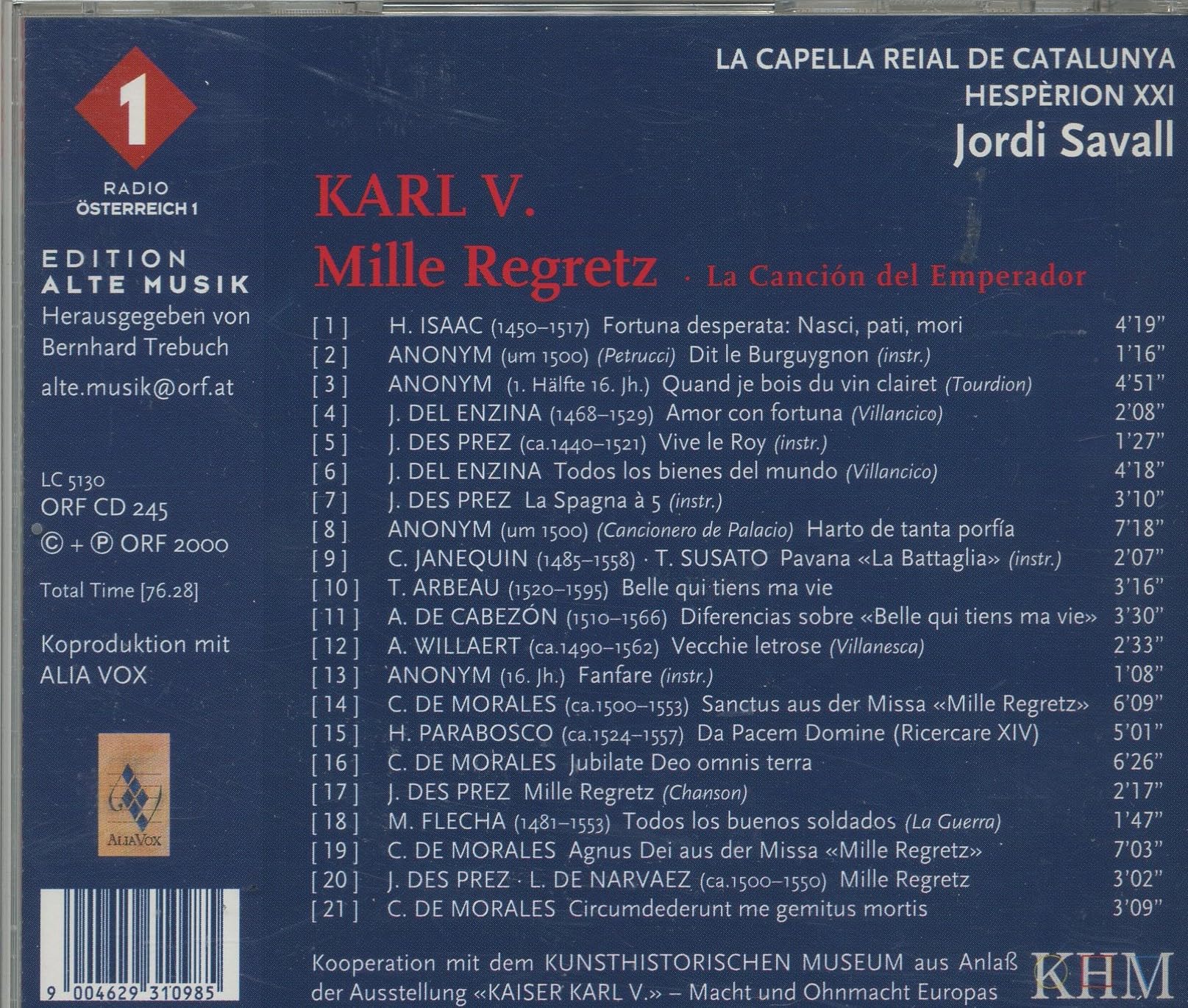 Product Image: Karl von Mille Regretz